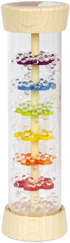 Hölzerner Regenmacher Regenbogen sensorisches Babyspielzeug Small Foot-3