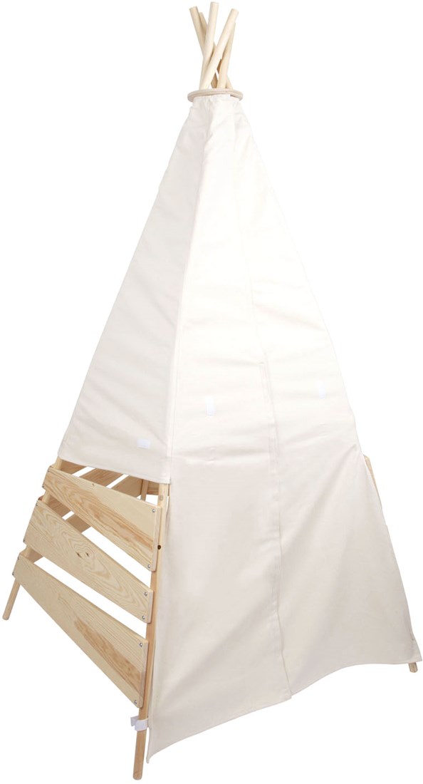 Small Foot Holz Tipi Zelt Outdoor Spielzelt fr Kinder Garten Planet Happy  DE