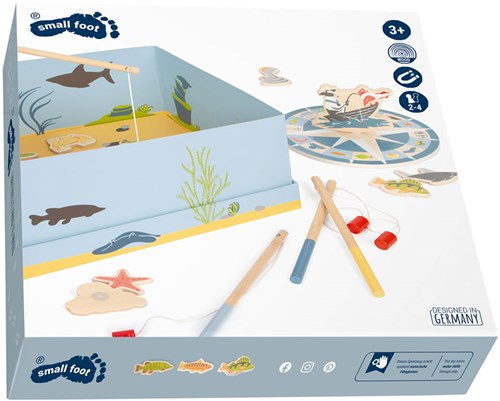 Small Foot Holz Angelspiel Lernspielzeug für 4 Spieler