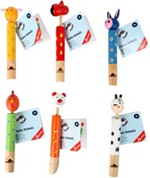 Small Foot Holz Tierflöten Set - Musikspielzeug 6 Stück