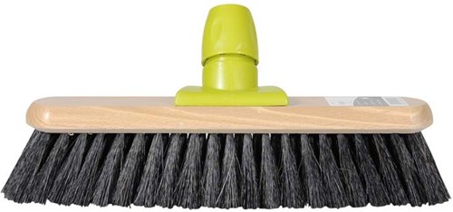 Linea zaalveger gelakt hout paardenhaar mix 30cm