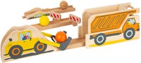 Small Foot Holz Kugelbahn Baustelle - pädagogisches Spielzeug für Kinder-3