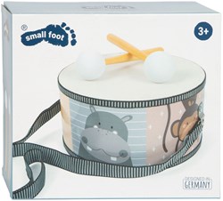 Small Foot Holztrommel wilde Tiere mit Stöcken für Kinder Spielzeug