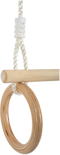 Small Foot Holz-Trapez mit Turnringen - Outdoor Spielzeug 100cm-3
