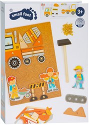 Small Foot Hämmerchenspiel Baustelle - kreatives Bauset für Kinder