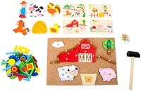 Small Foot Hämmerchenspiel Bauernhof - kreatives Holzspielzeug für Kinder-3