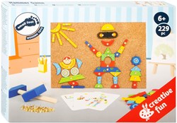 Small Foot Hämmerchenspiel mit Vorlagen und Holzteilen 223-teilig