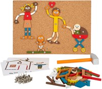 Small Foot Hämmerchenspiel Familie Haus Holzspielzeug kreativ-2
