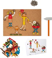Small Foot Hämmerchenspiel Familie Haus Holzspielzeug kreativ-3