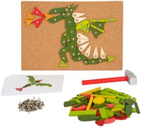 Small Foot Hammer-Spiel Holzspielzeug Natur und Tiere kreativ Set-2