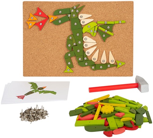 Small Foot Hammer-Spiel Holzspielzeug Natur und Tiere kreativ Set-2