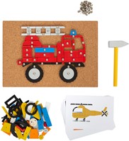 Small Foot Hammer-Spiel Fahrzeuge - kreatives Holzspielzeug Stadt-3
