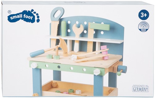 Small Foot - Houten Werkbank Compact Nordic, 22dlg.