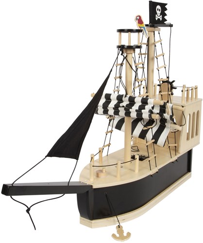 Small Foot Holz Piratenboot Puppenhaus - fantasievol Spielzeugschiff-2