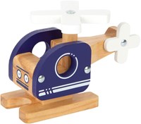 Small Foot Holz Hubschrauber blau - FSC Holzspielzeug Hubschrauber-3