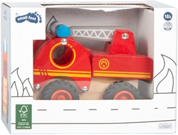Small Foot Holz-Feuerwehrauto Spielzeug mit Leiter - FSC Holz