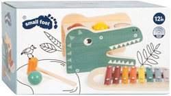 Small Foot Holz Musikspielzeug Xylophon und Klopfbank Safari 5-teilig
