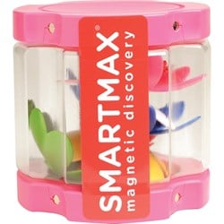Smartmax Konstruktionsspielzeug - Transparenter Behälter mit 8 magnetischen Blumen