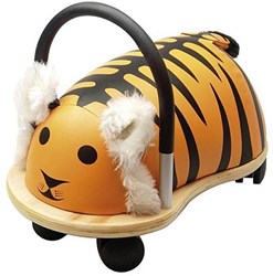 Wheelybug Lauflernwagen Tiger Small - Holz Rutschfahrzeug für Kinder