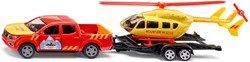 Siku Siku Nissan Navara with Helicopter
