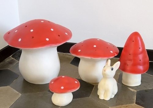 Egmont Toys Heico Lampe Pilz 15x28 cm rot-2