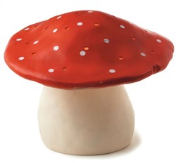 Egmont Toys Heico Lampe Pilz 29x30 cm rot