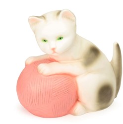 Egmont Toys Heico Lampe Katze mit Wollknäuel rosa 24x23 cm