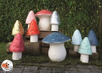 Egmont Toys Heico Lampe Pilz 28 cm rosa vintage-2