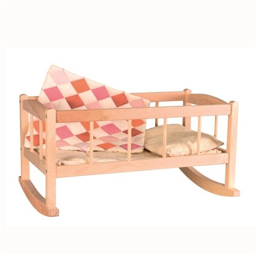 Egmont Toys Holzwiege mit Decke 50x30x27 cm