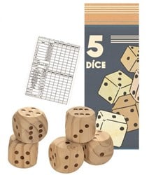 Egmont Toys 5 Holzwürfel 35 cm