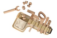 Egmont Toys Werkzeuggürtel aus Holz 30x15 cm