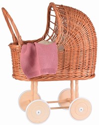 Egmont Toys Puppenwagen Schilfrohr mit Gummi w 50x30x58 cm