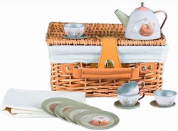 Egmont Toys Teeset Dose Wald in Weidenkorb 27x21x12 cm