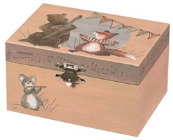 Egmont Toys Schmuckkästchen mit Musik Musik Musikanten 15x10x9 cm