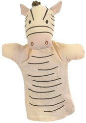 Egmont Toys Handpuppe Zebra 29x17x6 cm