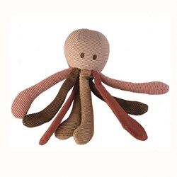 Egmont Toys Stofftier:gestrickter Oktopus 25cm