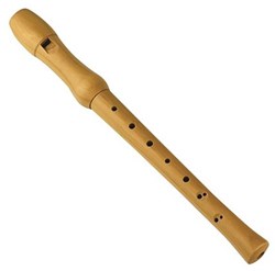 Egmont Toys Blockflöte Holz Musikinstrument für Kinder ab 3 Jahren