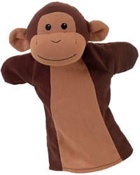 Egmont Toys Handpuppe Affe Kuschelpuppe 29 cm für Kinder