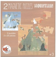 Egmont Toys Magneet Puzzel Gebergte. 17,5x17,5x1 cm. 3+