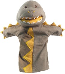 Egmont Toys Handpuppe Drache - Kuschelpuppe 26 cm für fantasievolles Spiel