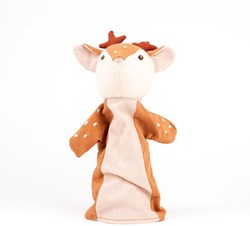 Egmont Toys Handpuppe Hirsch 28 cm Kuscheltier Spielzeug