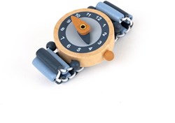 Egmont Toys Holzspielzeug Uhr für Kinder 3,5 cm Set mit 6 Stück