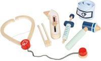 Small Foot Holz Arzt Spielset - Rollenspielzeug für Kinder 6-teilig-2