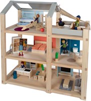 Small Foot Holz Puppenhaus mit Möbeln - Puppenhaus Spielzeug