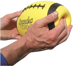 Megaform American Football SuperSafe Größe 7 gelb schwarz Trainingsball