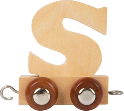 Small Foot Holzbuchstaben-Zug S - 12er Set Spielzeug