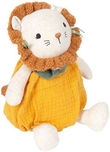 Small Foot Kuscheltier Löwe Baby Schmusetier Musselin Stoff-2