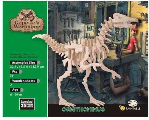 Gepetto's Workshop 52473155 Holzpuzzle-3D Ornithomimus