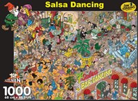 Puzzelman Puzzle Salsa Dancing John Erkelens 1000 Teile bunt