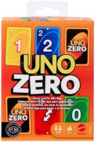 Mattel UNO Zero Kartenspiel für Kinder und Erwachsene - Familienspiel